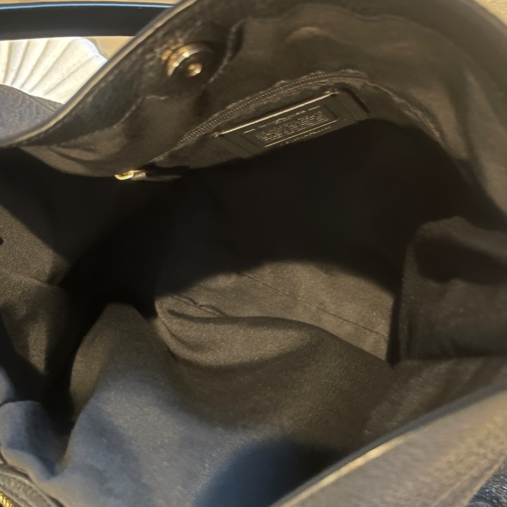Coach F28997 Lexy Pebble Leather Shoulder Bag - Picture 12 of 13